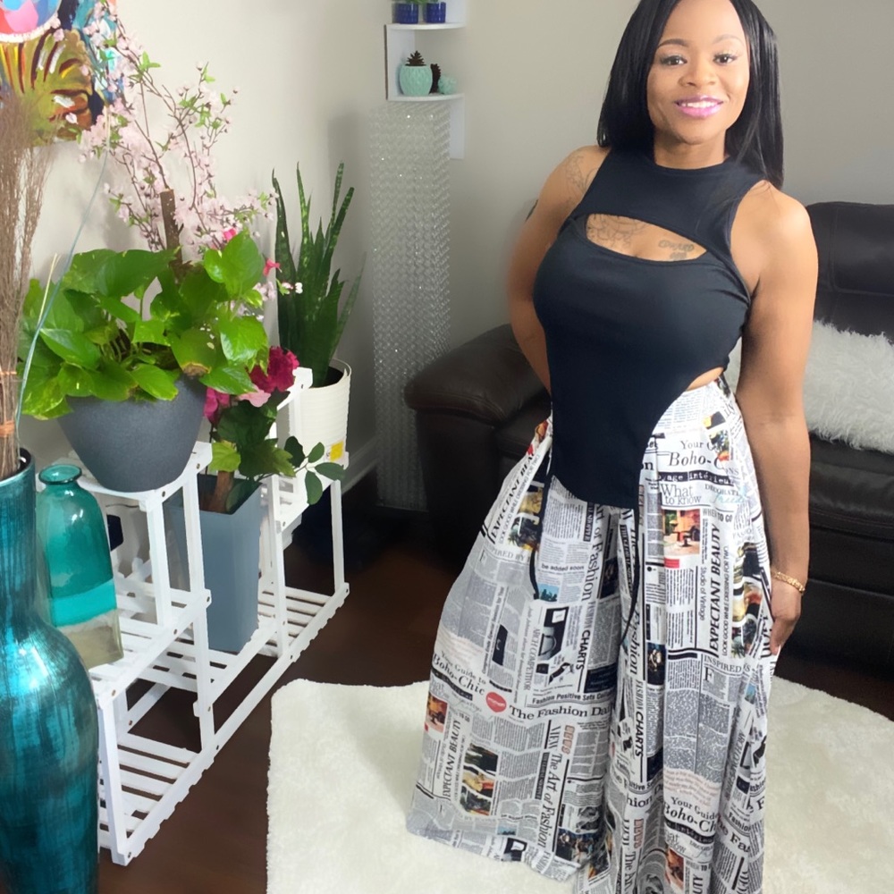 Wide legged pants